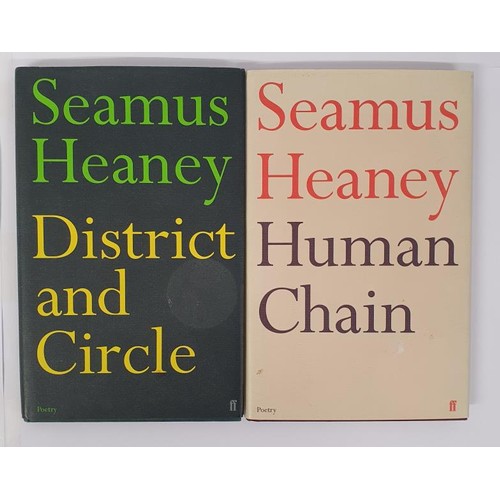 495 - Seamus Heaney 'District and Circle'; and 'Human Chain' Both 1st Ed in DJ