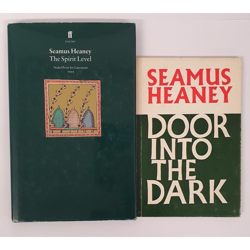 496 - Seamus Heaney The Spirit Level, 1996, 1st Edition in dust jacket. Price Clipped; Door into the Dark,... 