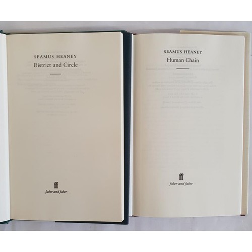 502 - District and Circle, Seamus Heaney, 1st Edition,, 1st Printing, Faber & Faber, 2006, with dust j... 