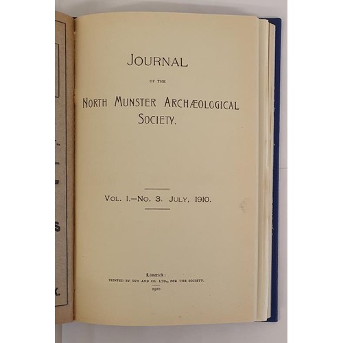 548 - North Munster Antiquarian Journal from 1909-1919. published from 1909 to 1919, when the Society ceas... 