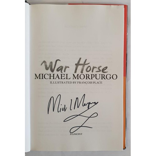 553 - War Horse Morpurgo, Michael SIGNED Published by Egmont Books Ltd, 1st Ed. HB DJ