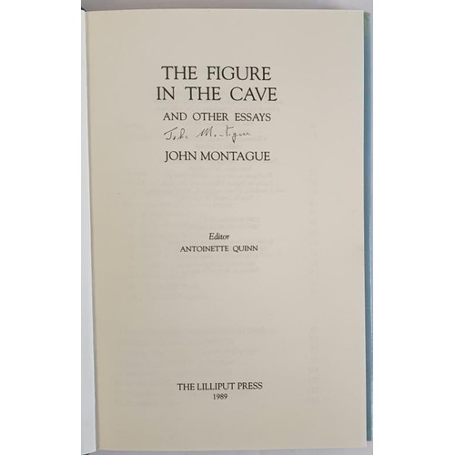 554 - John Montague; The Figure in the Cave, Signed first edition, first print HB, Lilliput Press 1989