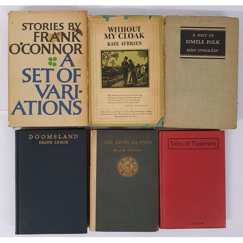 572 - Irish Interest: The Aran Islands by J M Synge, 1928; A Nest of Simple Folk by Seán O'Faoláin,1934 pl... 