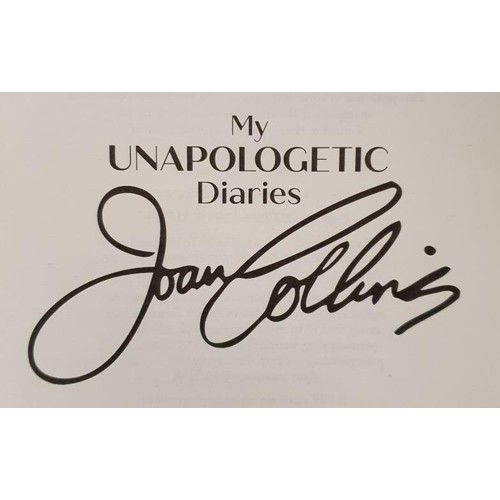 573 - ALL SIGNED TITLES: My Unapologetic Diaries by Joan Collins; Prague Spring by Simon Mawer plus 5 othe... 