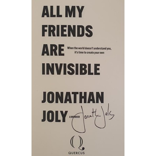 576 - All My Friends Are Invisible by Jonathan Daly, 1st Ed SIGNED; The Killing of Thomas Niedermayer by D... 