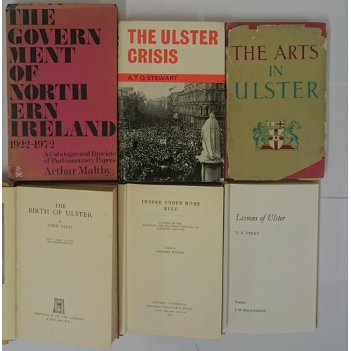 579 - Ulster: History] Falls, C. The Birth of Ulster, 1936; Stewart, A. T. Q. The Ulster Crisis [1912-1915... 