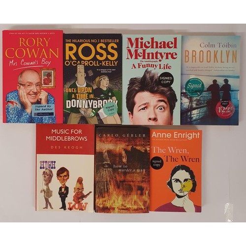 589 - ALL SIGNED Titles: Rory Cowan-Mrs Cowan's Boy; Once Upon a Time in Donnybrook by Ross O' Carroll Kel... 