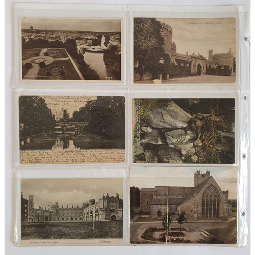 5 - Postcards - County Kilkenny, a collection of Postcards which includes Kilkenny Castle Court Yard; Th... 