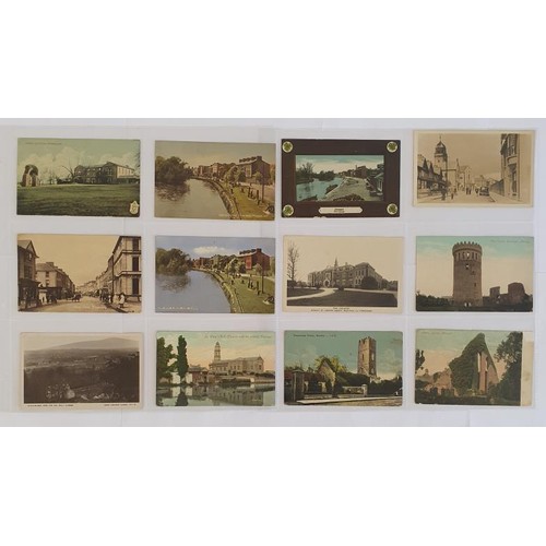 14 - Postcards - County Tipperary, a collection of Postcards which includes Main Street, Tipperary; Sliev... 