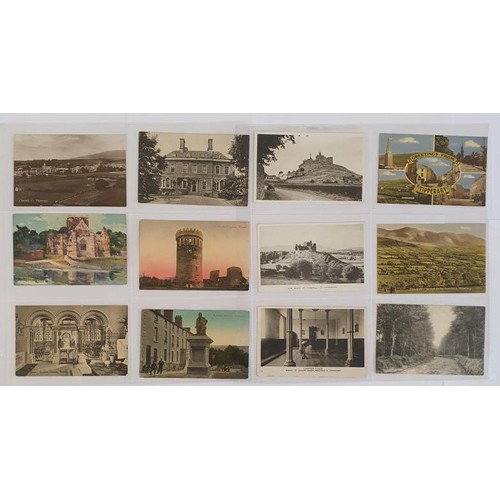 15 - Postcards - County Tipperary, a collection of Postcards which includes The Palace, Cashel; Choir, Ur... 