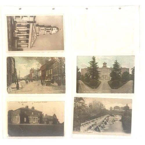 37 - Postcards - County Longford, a collection which includes Camlin Fall, St. Mels Cathedral, St. Matthe... 