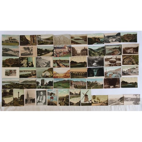52 - Postcards - Northern Ireland /UK a collection which includes Giants Well, Giants Causeway, Cole Monu... 