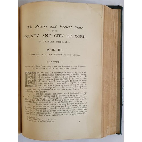 30 - The Ancient and Present State of the County and City of Cork. Containing A Natural, Civil, Ecclesias... 