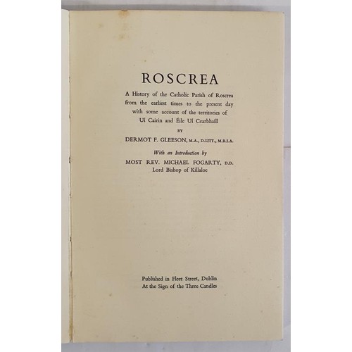 57 - Roscrea Town and Parish from earliest times to the present day, with account of Territories of Ui Ca... 