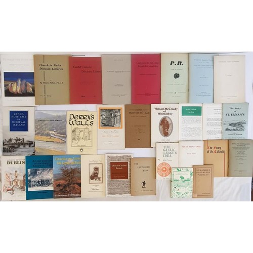 76 - Irish Studies. Collection of circa 30 publications, mostly local history on St. Ernan’s, St. P... 