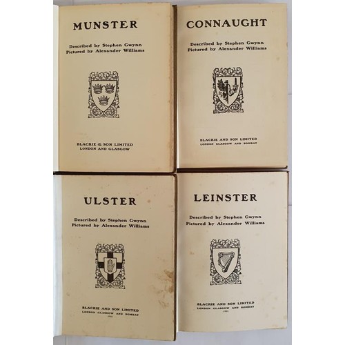 79 - S. Gwynn 'Leinster, Ulster, Connaught & Munster' (c.1920) with Colour Illustrations (4)