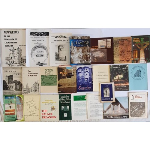 86 - WestMeath/Kildare/Tipperary Interest: Collection of Books/Booklets/Pamphlets relating to these count... 