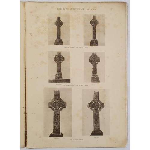 89 - Margaret Stokes 'The High Crosses of Castledermot and Durrow' 1898. Illustrated. Ex libris