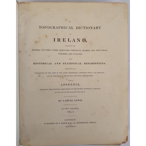 92 - A Topographical Dictionary of Ireland. Containing Several Counties, Cities, Boroughs, Corporate, Mar... 