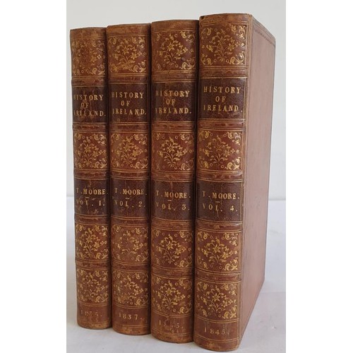 109 - Contemporary full leather 4 volume set of The History of Ireland by Thomas Moore. London, Longmans. ... 