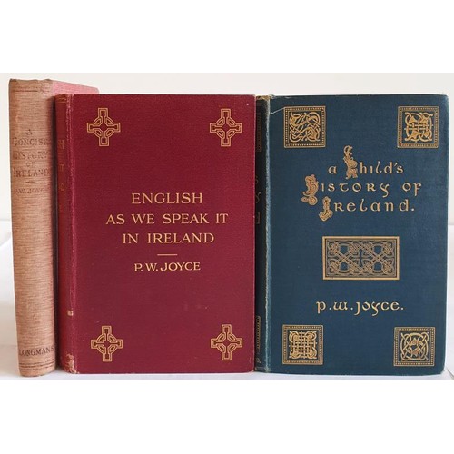 139 - P W Joyce: English As We Speak It, 1910-Book Plate of Col. H H A Stewart; A Concise History Of Irela... 