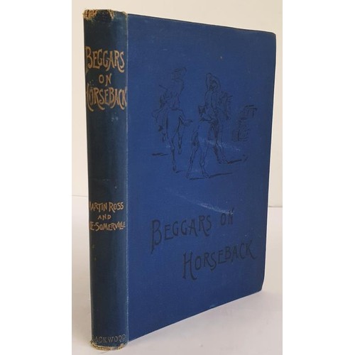 142 - Somerville & Ross. Beggars on Horseback - A Riding Tour in North Wales. 1895. 1st. Illustrated b... 