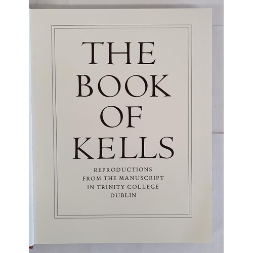 148 - The Book of Kells with a Study of the Manuscript by Francoise Henry. London, Thames & Hudson. 19... 