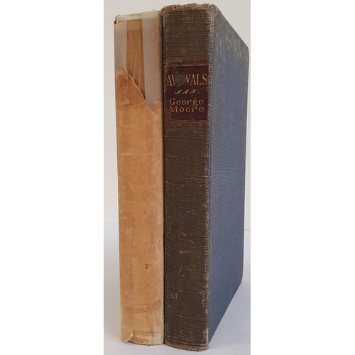 161 - George Moore: In Single Strictness, 1922 SIGNED, 351/1050; Avowals ,1919. 88/1250. (2)