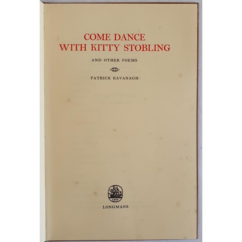 171 - Come Dance with Kitty Stobling and Other Poems(Hardback,1st Edition) Patrick Kavanagh Published by L... 