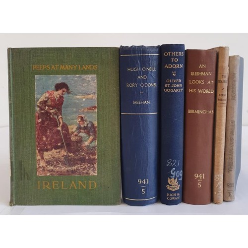 180 - Irish Interest: Peeps at Many Lands Ireland by Katharine Tynan with colour illustrations by Francis ... 