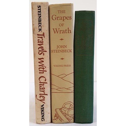 187 - John Steinbeck: Travel with Charley, in search of America,1962; East of Eden,1952; The Grapes of Wra... 