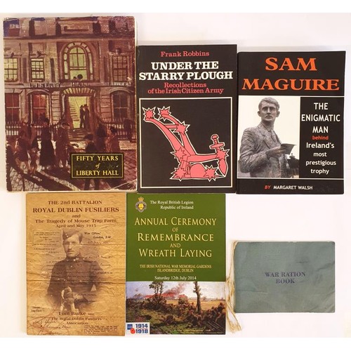 238 - Fifty Years of Liberty Hall 1909-1959 [Cathal O’Shannon] Three Candles Press; The 2nd Battalio... 