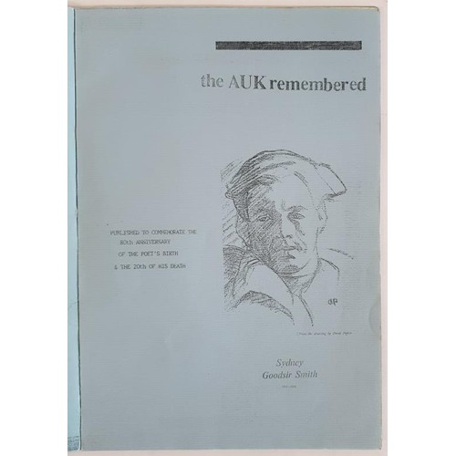 254 - The AWK Remembered. Published to commemorate the 80th anniversary of the poet’s birth & th... 