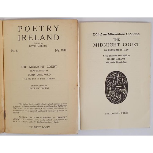 257 - The Midnight Court a New Translation by Lord Longford with an Introduction by Padraic Colum. Trumpet... 