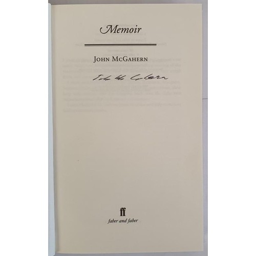 260 - Memoir by John McGahern, Signed, First edition 2005