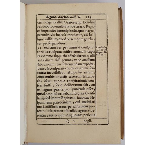 266 - [Sixteenth Century Book] Elizabethae Angliae Reginae Haeresim Calvinianam Propugnantis Saevissimum i... 