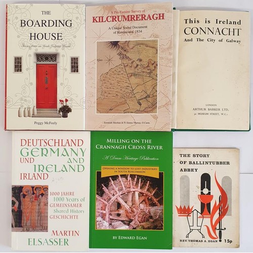 273 - Irish Interest: Milling on the Crannagh Cross River by Edward Egan SIGNED; A Pre-Famine Survey of Ki... 