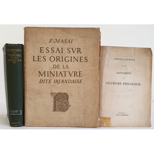 279 - Irish Interest: Dissertations on Irish History by Rev M Kelly, 1864; essai SVR Les Origins de la Min... 