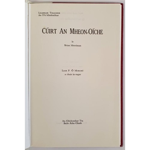 301 - [The Midnight Court]. Cuirt an Mhean Oiche. Brian Merriman. Daithi OhUaithne, Reamhra ag Sean O'Tuam... 