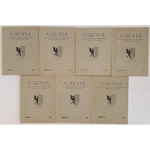 303 - Galvia. Irisleabhar Cumann Seandaluiochta is Staire na Gaillimhe. 1954-1960, The first 7 volumes of ... 