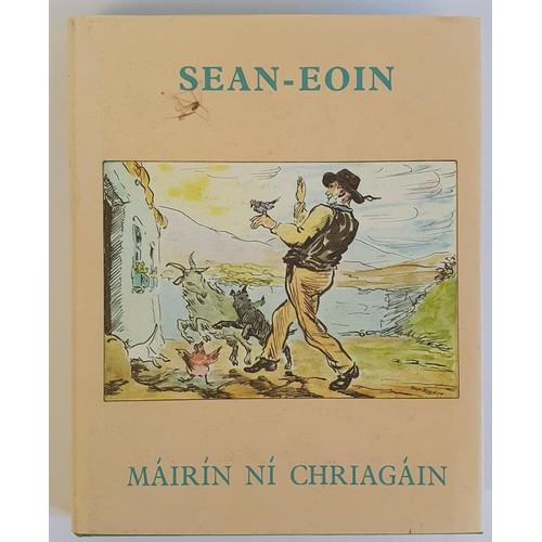 317 - [attractive illustrations in colour by Jack B. Yeats]. Sean-Eoin. Mairin Ni Chriagain a scriobh, Tom... 