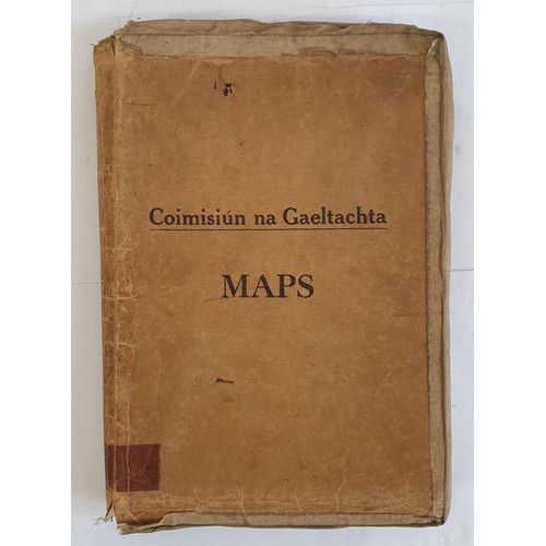 338 - Irish Maps: 1911-1925 Coimisiún na Gaeltachta, Maps of Ireland showing Irish speaking regions... 