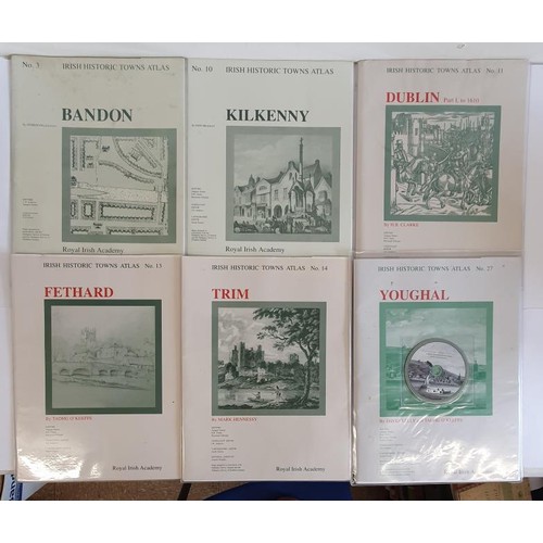 341 - Irish Historic Towns Atlas. Dublin; Fethard; Trim; Kilkenny; Youghal and Bandon. Large format with t... 