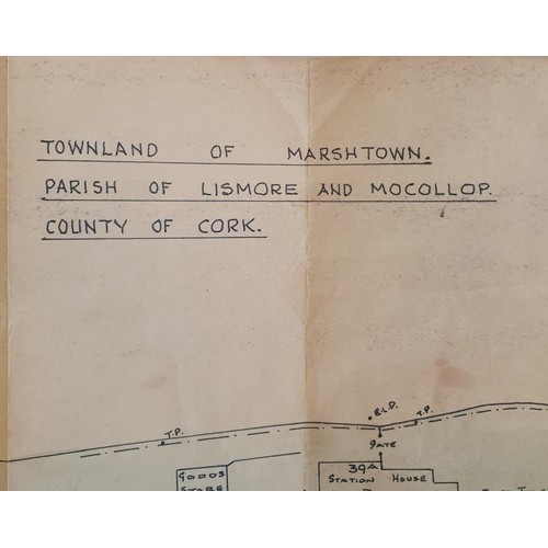 344 - A Plan of Ballyduff and Mocallop Railway station 1962. This station closed in 1965.