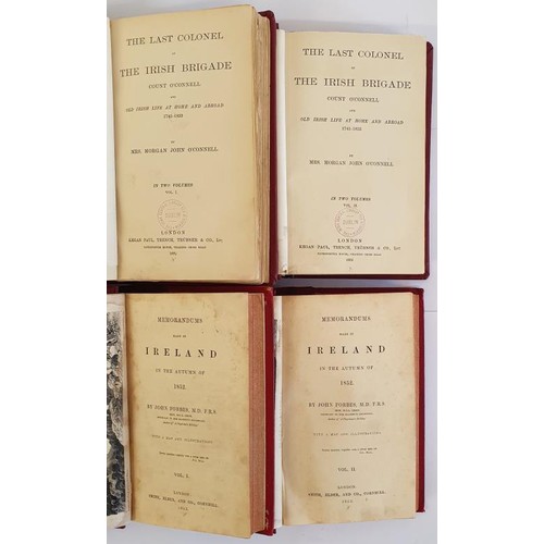 380 - Irish Interest: The Last Colonel of the Irish brigade-Court O'Connell and Old Irish Life at Home and... 