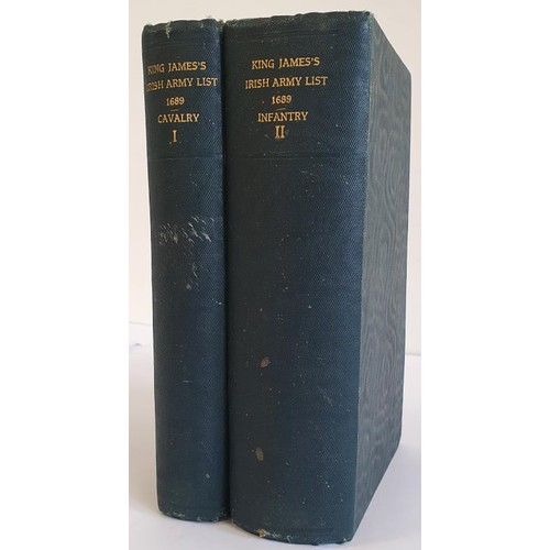 384 - King James Irish Army List 1689 Infantry and 1689 Cavalary Vol 1-2