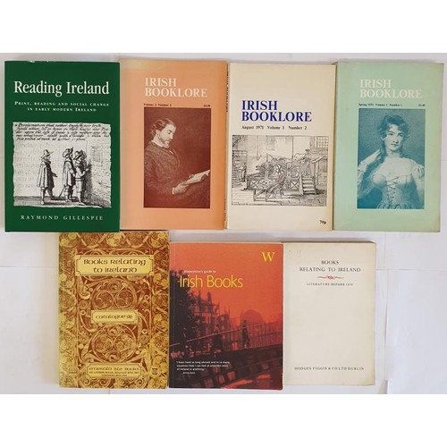 488 - Publishing and Bookbinding in Ireland: Books Relating to Ireland-Literature Before 1850; Reading Ire... 