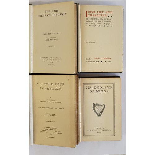 500 - Stephen Gwynn, The Fair Hills of Ireland, 1914; S. Reynolds Hole, A Little Tour of Ireland, 1896; Mi... 