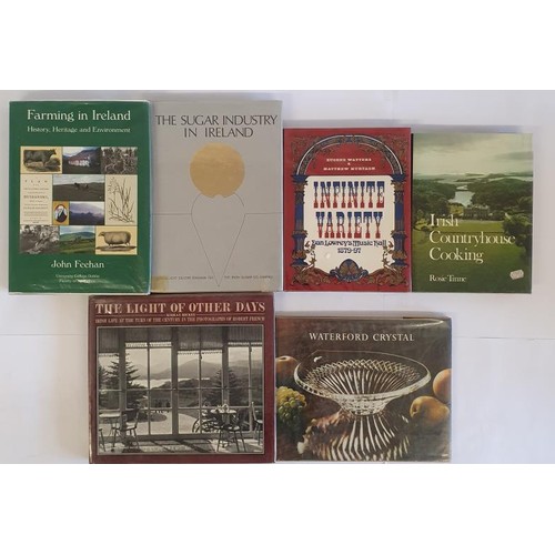 501 - Irish Interest Coffee Tables Books: Waterford Crystal; Farming In Ireland-History,Heritage and Envir... 