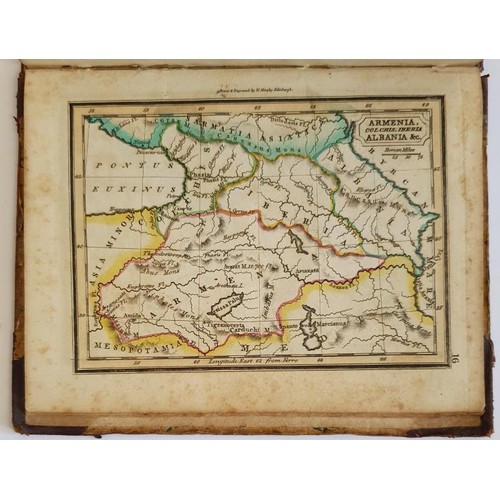 503 - Murphy, Classical Atlas, very small quarto (12mo), c1832, with 21 hand coloured maps at rear scuffed... 